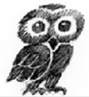 フクロウラベルデザイン08